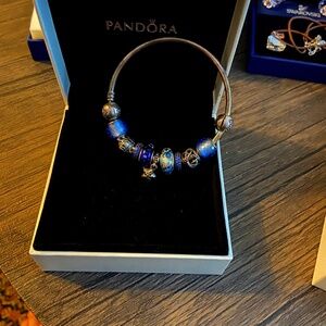 Pandora Bracelet and Charms - Blue Ocean Theme